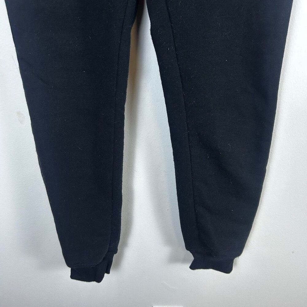 Nike Tracksuit Youth Large Black Full Zip Hoodie Sweatpants Set Fleece - Picture 7 of 10